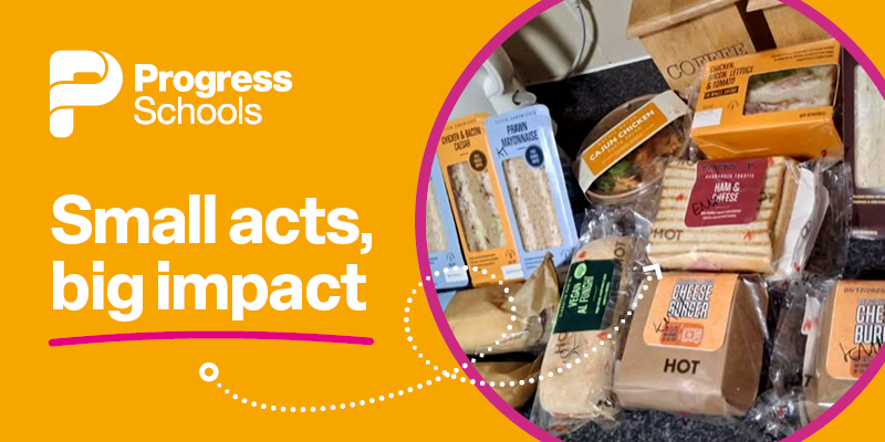 Progress Schools Thrapston support local community homeless shelter